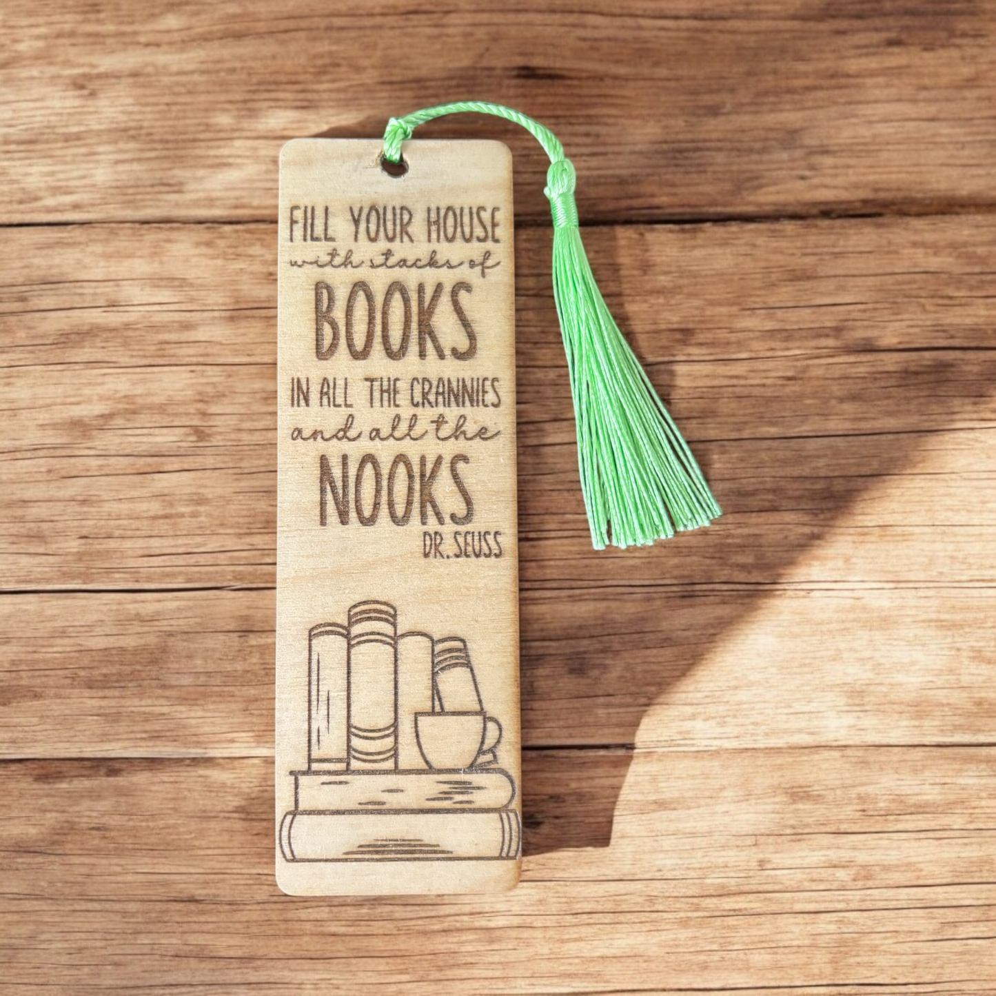 Fill your House with stacks of Books ... Bookmark