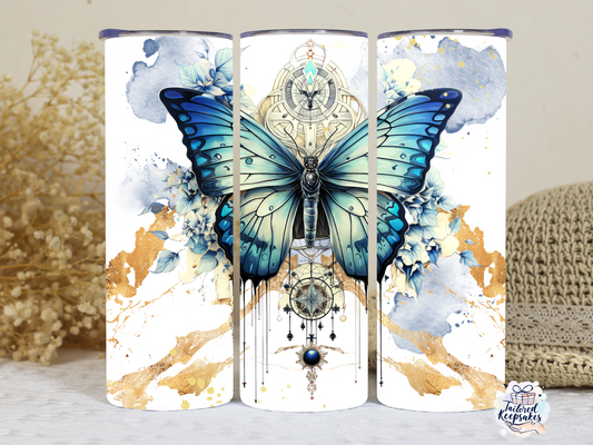 Mystical butterfly tumbler