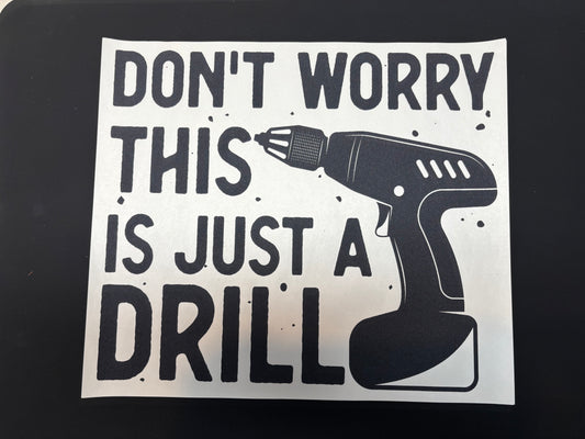Don't worry this is just a drill t-shirt