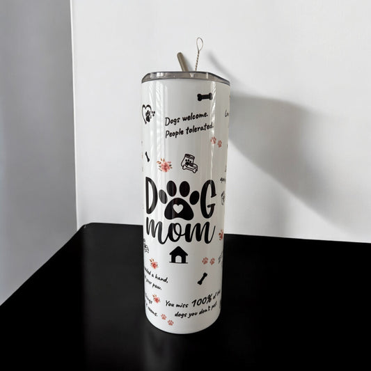Dog Mom tumbler