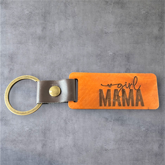 Girl Mama Keychain