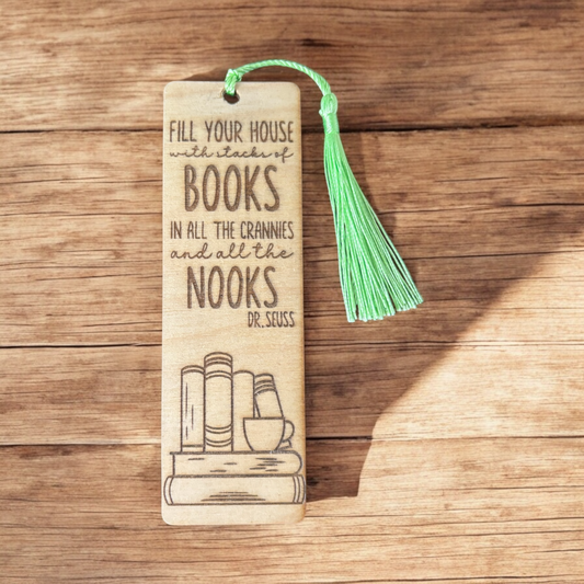 Fill your House with stacks of Books ... Bookmark
